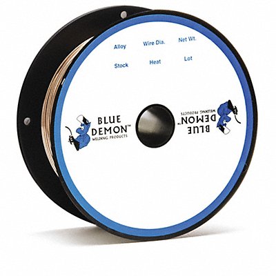 BLUE DEMON SILBRZ03002 Silicon Bronze Weld Wire .030 x2lb Spool