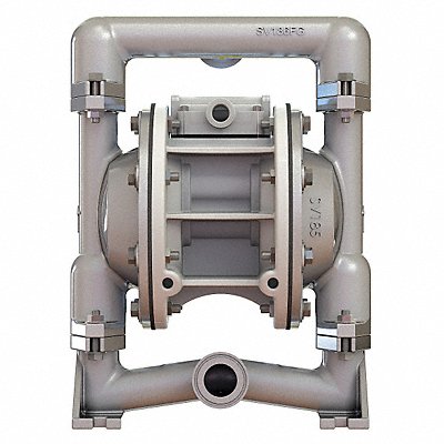 VERSA-MATIC E1SP5F559CFP Double Diaphram Pump NPT PTFE/316Stainless Steel 3/8 49gpm