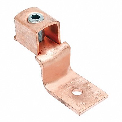 BURNDY KLU70 Mechanical Connector Copper 1/4 in Slotted