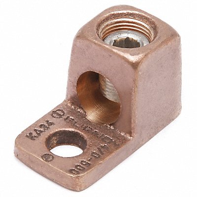 BURNDY KA4C Mechanical Connector Copper 1/4 in Slotted