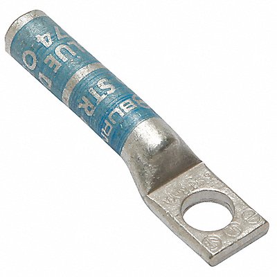 BURNDY YA6C One Hole Lug Compression Connector Long Blue 374/7