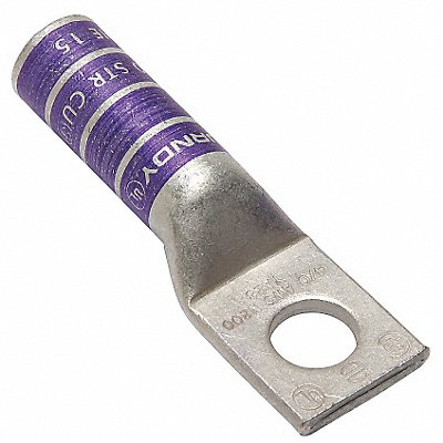 BURNDY YA28 One Hole Lug Compression Connector Long Purple 15