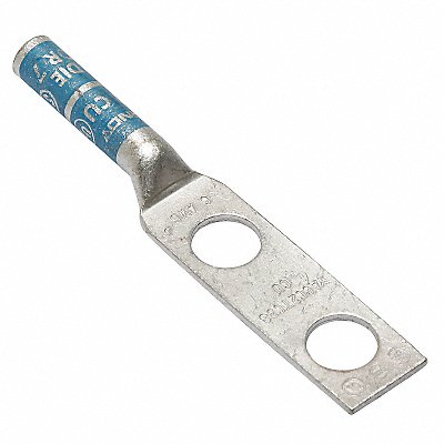 BURNDY YA6C2TC38 Two Hole Lug Compression Connector Long Blue 374/7