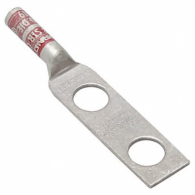 BURNDY YA8C2TC38 Two Hole Lug Compression Connector Long Red 49