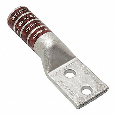 BURNDY YA342TC38 Two Hole Lug Compression Connector Long Brown 20