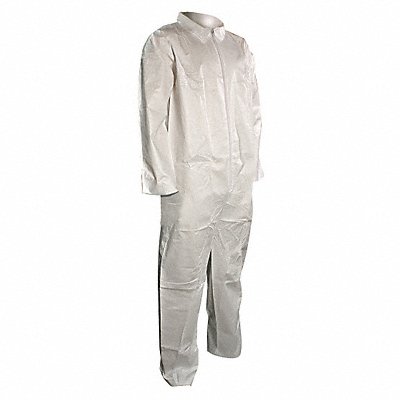 CELLUCAP 5702XX Collared Coveralls White 2XL PK25