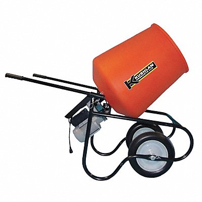 KUSHLAN PRODUCTS 350DD Wheelbarrow Mixer 3.5 cu ft 115V 3/4HP