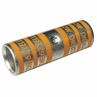 POWER FIRST 22EZ39 Long Barrel Splice Tin Plated Long Yellow