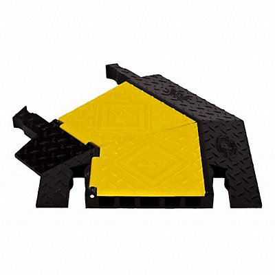 YELLOW JACKET YJ5TL125YB Cable Protector 45 Left Hinged 5 Channel