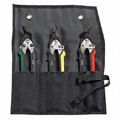 BESSEY D15SET Aviation Snip Set R/L/ST 5/8 Cut 3 PC