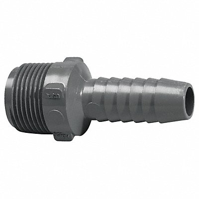 GRAINGER 1436251 Male Adaptor 2 x 1 1/2 in MNPT x Insert