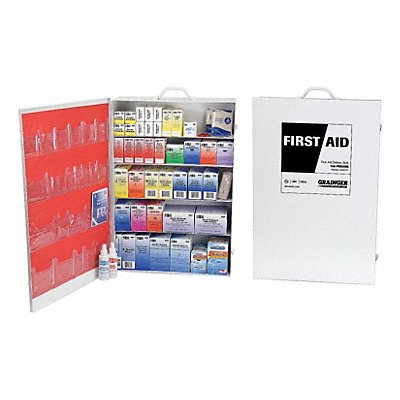 GRAINGER 54606 First Aid Kit w/House 3 051pcs 27.5x7.5