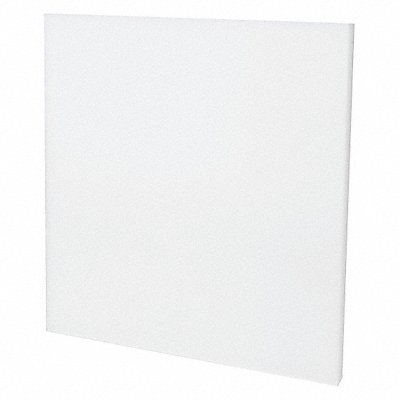 GRAINGER BULKPSPP3 Plastic Sheet PP 12 x12 0.125 T Whte Opque