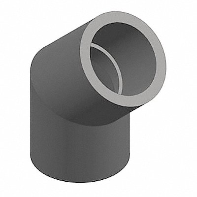 GRAINGER 817002 45 Elbow 1/4 in Schedule 80 Socket