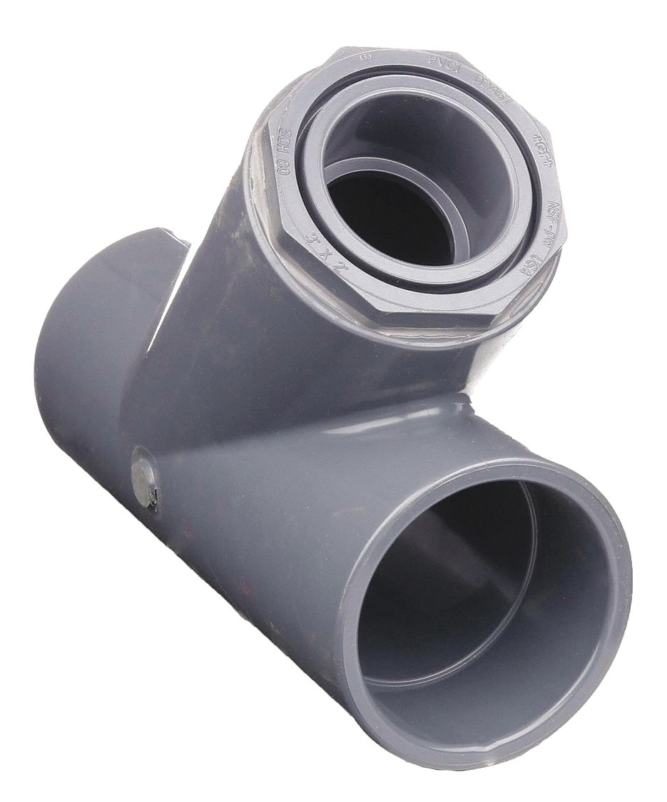 GRAINGER 870080 Wye 8 in Pipe Size Schedule 80 Socket
