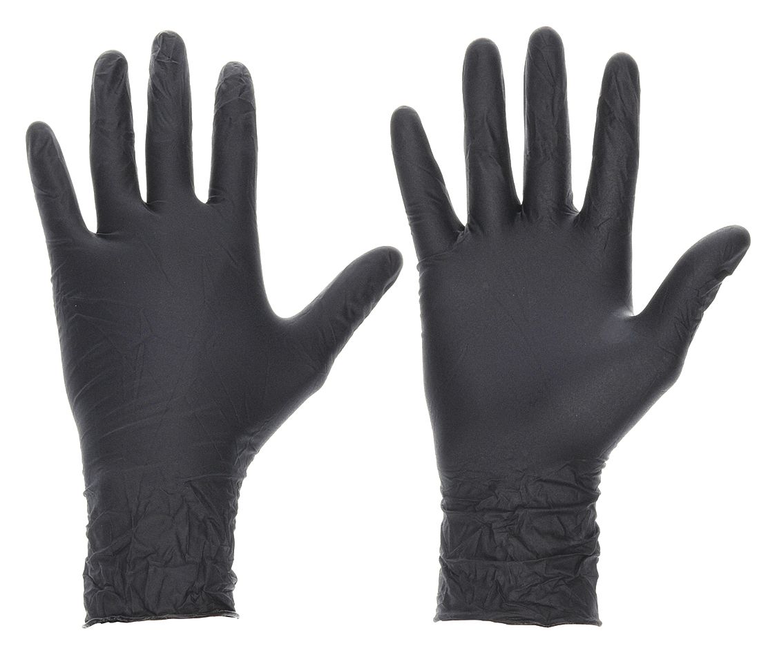 CONDOR 22LD90 H4565 Disposable Gloves Nitrile L PK50