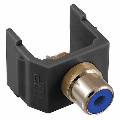 HUBBELL PREMISE WIRING SFRCBBK Connector RCA Duplex Black