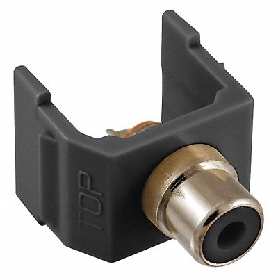 HUBBELL PREMISE WIRING SFRCBKBK Connector RCA Duplex Black