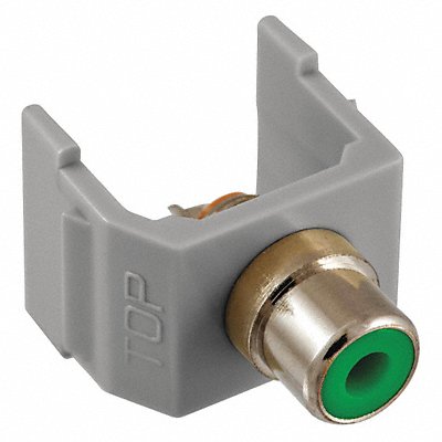 HUBBELL PREMISE WIRING SFRCGNGY Connector RCA Duplex Grey