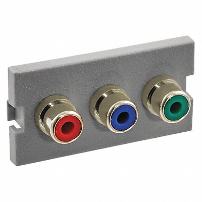 HUBBELL PREMISE WIRING IMCRS1GY IStation Module Grey RCA CMPO SDR