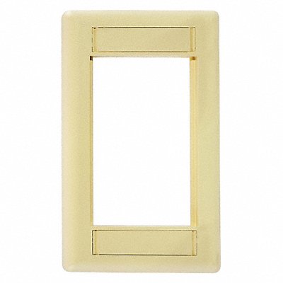 HUBBELL PREMISE WIRING IMF1EI IStation Plate Ivory 3U