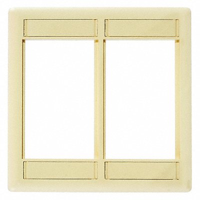 HUBBELL PREMISE WIRING IMF2TI IStation Plate Ivory 6U