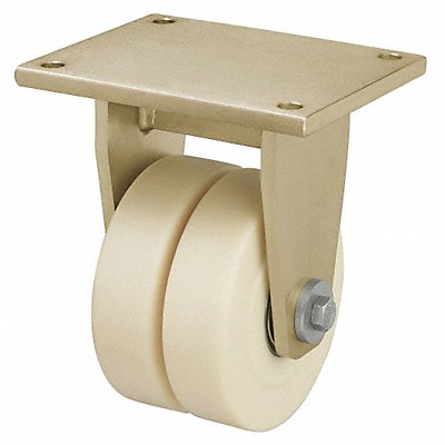 GRAINGER BSDGSPO125K Standard Plate Castor Rigid 7925 lb.