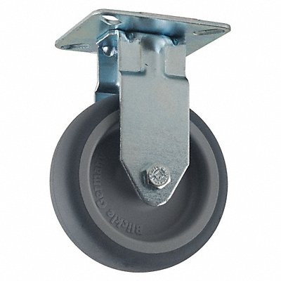 GRAINGER BPXATPA75G Standard Plate Castor Rigid 165 lb.