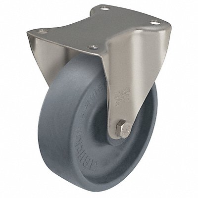 GRAINGER BPOHI200G Standard Plate Castor Rigid 770 lb.