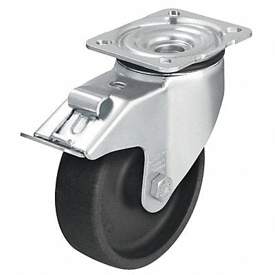 GRAINGER LIKPOHI125G1FI Standard Plate Castor Swivel 660 lb.