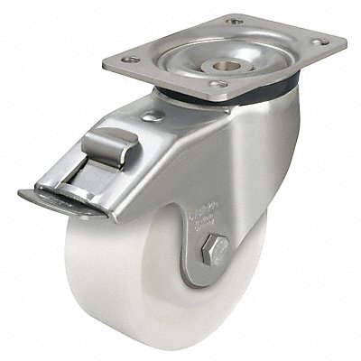 GRAINGER LKXSPO127XKFI Standard Plate Castor Swivel 1650 lb.