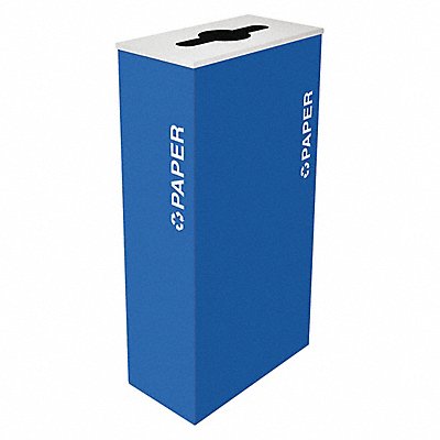 TOUGH GUY 22N290 Recycling Container Blue 17 gal.