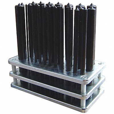 WESTWARD 22N849 Transfer Punch Set 3/32 - 1/2 in 28Pc