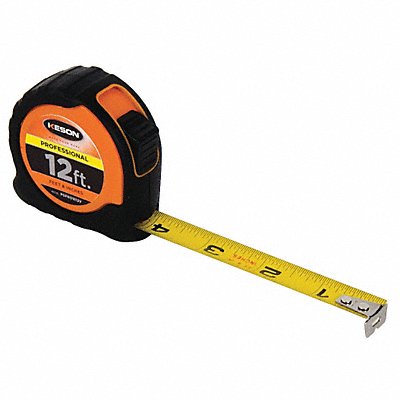KESON PGPRO1812V Tape Measure 5/8 In x 12 ft Orange/Black