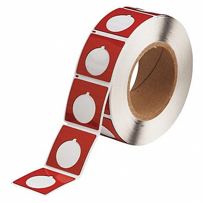 BRADY THTEP16959325RD Thermal Transfer Label Poly 1.8x1.8