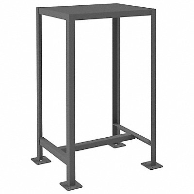 DURHAM MFG MT1824422K195 Fixed Work Table Steel 24 W 18 D
