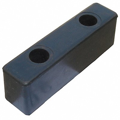 GRAINGER 22NT80 Dock/Body Bumper 8x2x2-1/2 in Rubber
