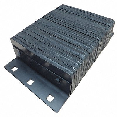 GRAINGER 22NT87 Dock Bumper 20x4-1/2x12 in Rubber