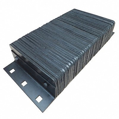 GRAINGER 22NT88 Dock Bumper 26x4-1/2x12 in Rubber