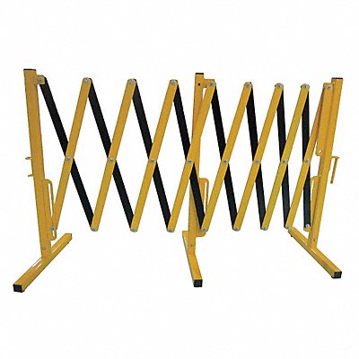 GRAINGER 22NY02 Collapsible Barricade 37.5 H 181 W Alum