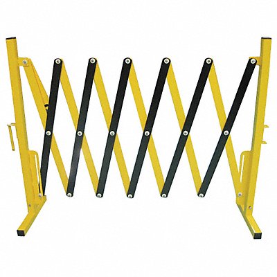 GRAINGER 22NY03 Collapsible Barricade 48 H 136 W Alum