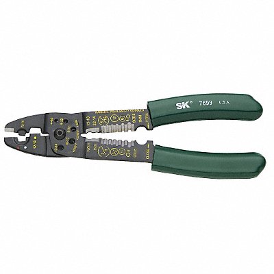 SK PROFESSIONAL TOOLS 7699 Crimper w/Die 22-10 AWG 8-1/2 In L