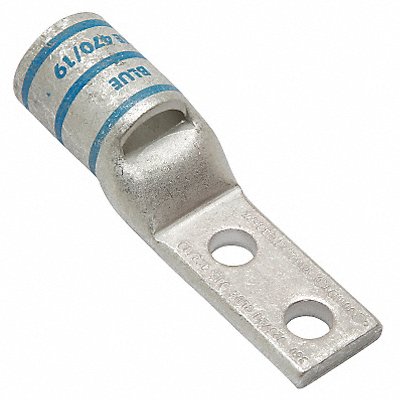 BURNDY YA34L2NT38FX Two Hole Lug Compression Connector STD Blue 19