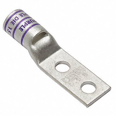 BURNDY YAV28L2NT38FX Two Hole Lug Compression Connector STD Purple 15