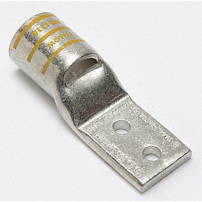 BURNDY YA44L2NNTFX Two Hole Lug Compression Connector STD Yellow L115