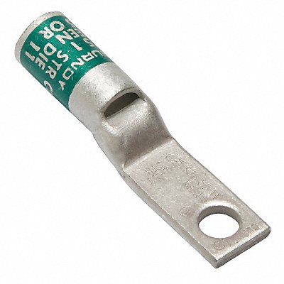 BURNDY YA1CLNT14 One Hole Lug Compression Connector STD Green 11/375