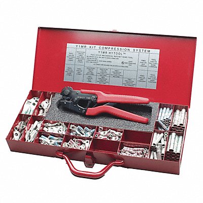 BURNDY Y1MRKIT Crimper/Connector Kit 16-4 AWG 9-7/8 L