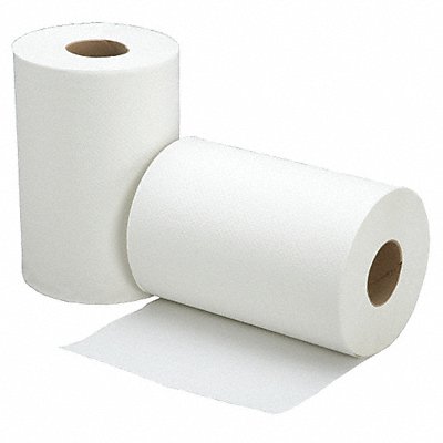 22P477 ABILITY ONE 8540020000000 Paper Towel Roll Continuous White PK12