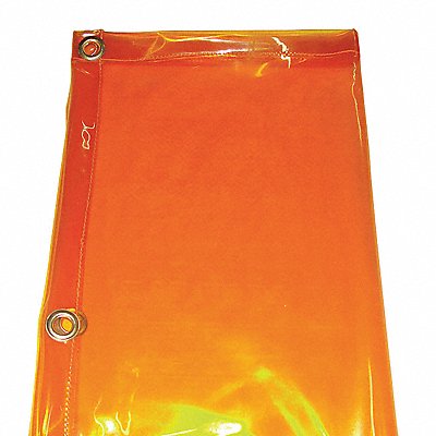 GRAINGER 22RN58 J4040 Welding Curtain 6 ft H 8 ft W Yellow