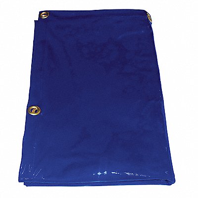 GRAINGER 22RN66 J4039 Welding Curtain 6 ft H 6 ft W Blue